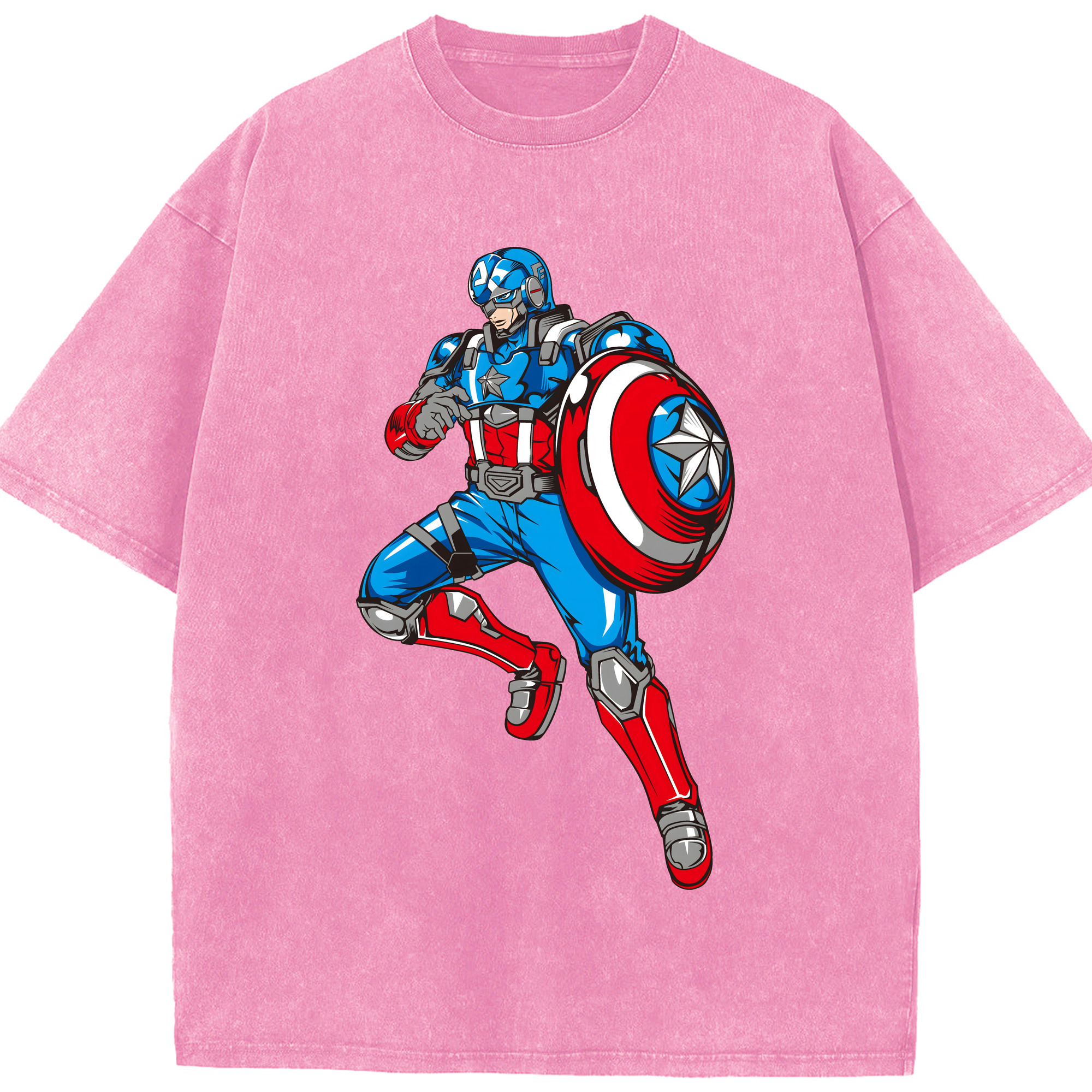 （画像用） アベンジャーズ The Avengers 綿100% ヴィンテージ風 半袖Tシャツ（フロントプリント）